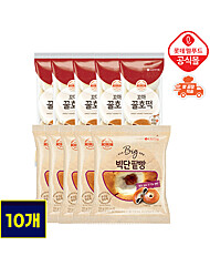 [롯데] 기린이네 빵 10봉 세트(빅 단팥빵 5봉+꼬마 꿀호떡 5봉)