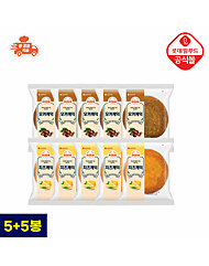 [롯데] 기린이네 빵 치즈케익 5봉+ 모카케익 5봉 (총 10봉)