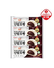 [롯데] 속까지 따뜻 기린이네 단팥호빵 4입 4봉(총 16입)
