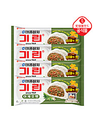 [롯데] 태풍상사 속까지 따뜻 기린이네 야채호빵 4입 4봉(총 16입)