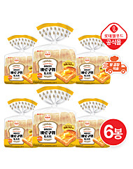 [롯데] 기린이네 바로 구워 토스트 (420g) x 6봉