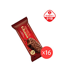 [롯데] 가나 아이스 초코 크럼블 바 80ml 16개 세트