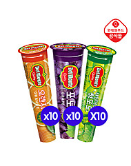 [롯데] 델몬트 아이스 3종 30개 세트(오렌지 10+포도 10+청포도 10)