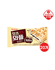 [롯데] 잇츠 와플 옥동자 140ml 20개 세트