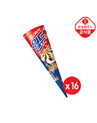 [롯데] 월드콘 16개 세트 바닐라/초코/쿠앤크 3종 택1