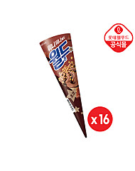 [롯데] 월드콘 초코 16개 세트