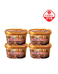 [롯데] 구구 크러스트 크런치 헤븐 660ml ×4개