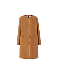 버버리 티스버리 리버시블 울 코트 카멜 80686831