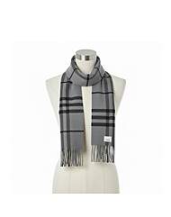 버버리 자이언트 체크 패턴 울 롱 머플러 그레이 80899451