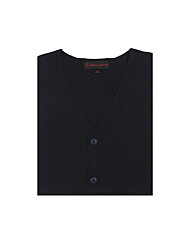 ARNP 혼방 네이비 V넥 오픈베스트 RP3-L01-2