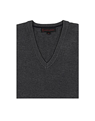 ARNP 혼방 챠콜 V넥 베스트 RP3-L04-3