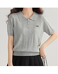 켐블 리본 자수 반팔 티셔츠 5color_250502_HN260