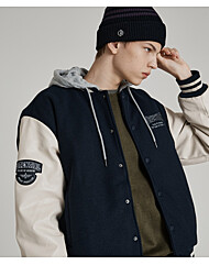 [벙커버스터] 디렉션 울 패딩 항공점퍼 NAVY (MP1JU010-066)