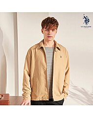 [USPA] 화이트라벨 남성 헤링턴 자켓(베이지)_HMP20-JP103