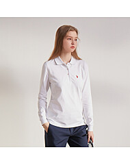[USPA] 화이트라벨 봄 여성 PQ티셔츠(화이트)_CWP20-TS101