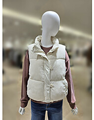 [올리브데올리브] 코듀로이 하이넥 패딩 베스트 YP5WV206