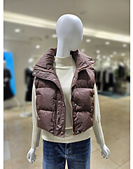 [올리브데올리브] 웰론 에어그램 하이넥 숏 베스트 YP5WV207