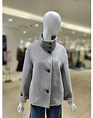 [올리브데올리브] 하이넥 캐시미어 코트 YW5WJ133