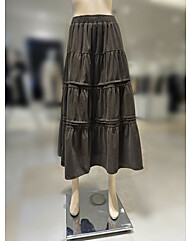 [올리브데올리브] 코듀로이 플레어 스커트 YW5WS583