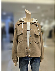 [올리브데올리브] 후드 탈착 스티치포인트 가디건 YK5WD415