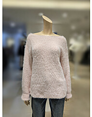 [올리브데올리브] 보트넥 부클 니트 YK5WP456