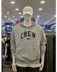 CREW 자수 로고 후드 티셔츠 R247M1102I 14A5