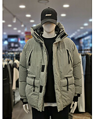 후드 미디 패딩 점퍼 R238M6202I 78B8