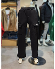 와이드 카고 기모 밴딩 바지 R228M3906I 19B5