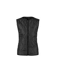 골피아 MH0831W_BK 몬테밀라노 여성 초경량 패딩 조끼+자켓 2종 1세트