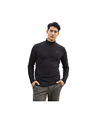 골피아 LXM17TS4_BK 남성 하프넥 겉기모 긴팔 이너 티셔츠