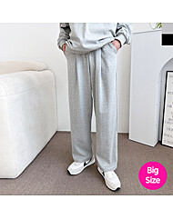 남자 빅사이즈 핀턱 주름 와이드 트레이닝 바지