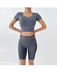 골피아 스포츠 포켓 바이커 쇼츠 5부 레깅스 여성 운동 반바지