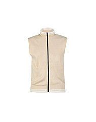 골피아 MS25A301 남성 스윙핏 약기모 니트 집업 베스트 조끼