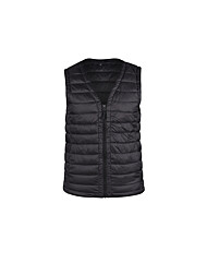 골피아 JP25A303 남성 브이넥 집업 경량 패딩 베스트 조끼