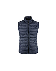 골피아 JP25A301 남성 하이넥 집업 경량 패딩 베스트 조끼