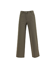 골피아 여성 국산 가을 스판 허리밴딩 와이드 골프팬츠APF5BU8611