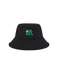 롤링롤라이 버킷햇 블랙 그린화이트아이 Bucket Hat Black Green White Eye