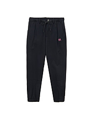 롤링롤라이 슬라이드 팬츠 블랙 핑크로고 Roll Roll Slide Pants Black Pink Logo