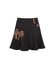 롤링롤라이 빅 로고 퍼포먼스 스커트 블랙 Roll Roll Big Logo Performance Skirt Black