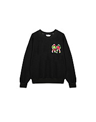 롤링롤라이 캔디팝 맨투맨 블랙 Roll Roll Candypop Sweatshirt Black