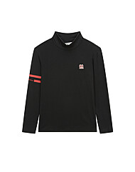 롤링롤라이 소프트 터틀넥 버건디로고 Roll Roll Soft Turtleneck Burgundy Logo