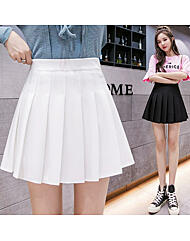 엘디아 밴딩 플리츠 미니스커트 여성 미니 키작녀 주름 하객룩