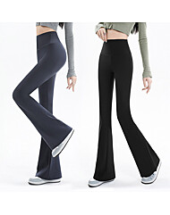 여성 신축성 스판 나팔 부츠컷 레깅스 타이즈 청바지 필라테스