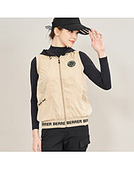 오베르마스 여성 골프웨어 방풍 후드 베스트 3컬러 경량 바람막이