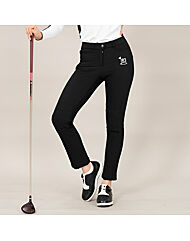 오베르마스 여성 골프 패딩 기모 팬츠 따뜻한 방풍 방한 겨울 슬림핏 라운딩 바지