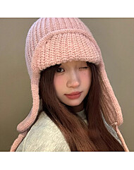 코코모 니트 안감양털 비니 니트모자