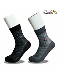 아놀드파마 남자 여름 사각도트 정장 중목양말