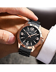 심플 데일리 남자 메탈 남자 손목시계