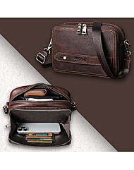 천연소가죽 빈티지 남자 클러치 크로스백 데일리백