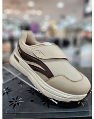 밸롭 여성전용 방한워킹화 바운스코어 벨크로 베이지 BC3LWKU006BE